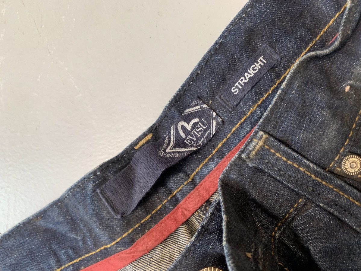 Japanese Brand Vintage Evisu inspired emboridered denim Size US 32 / EU 48 - 6 Thumbnail