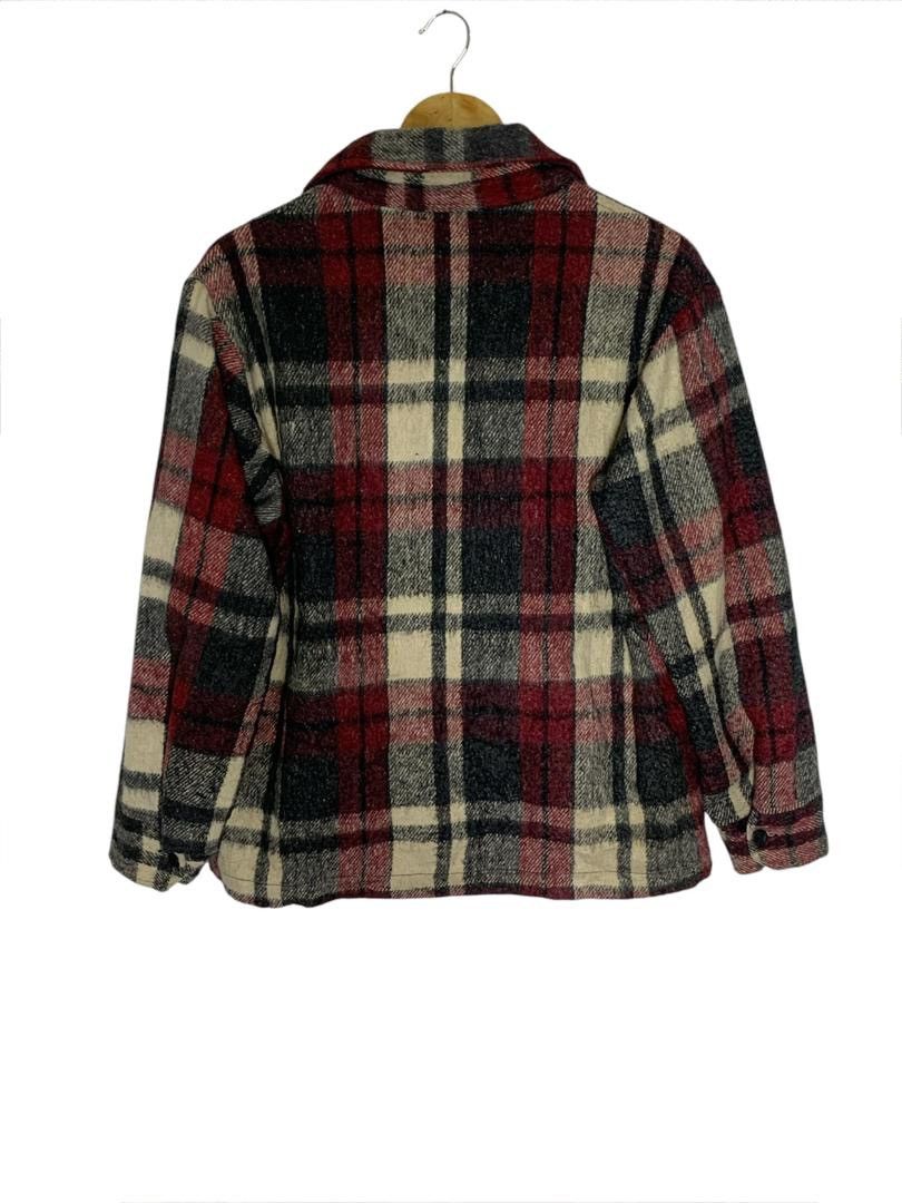Sears Vintage SEARS Wool Flannel Tartan Jacket Size US M / EU 48-50 / 2 - 2 Thumbnail