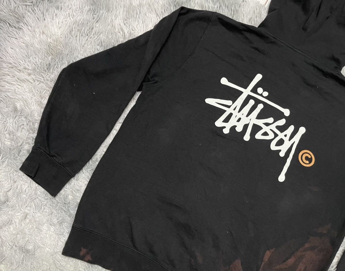 Stussy 2000s STUSSY FADED HOODIE ZIPPER Size US XXL / EU 58 / 5 - 13 Thumbnail