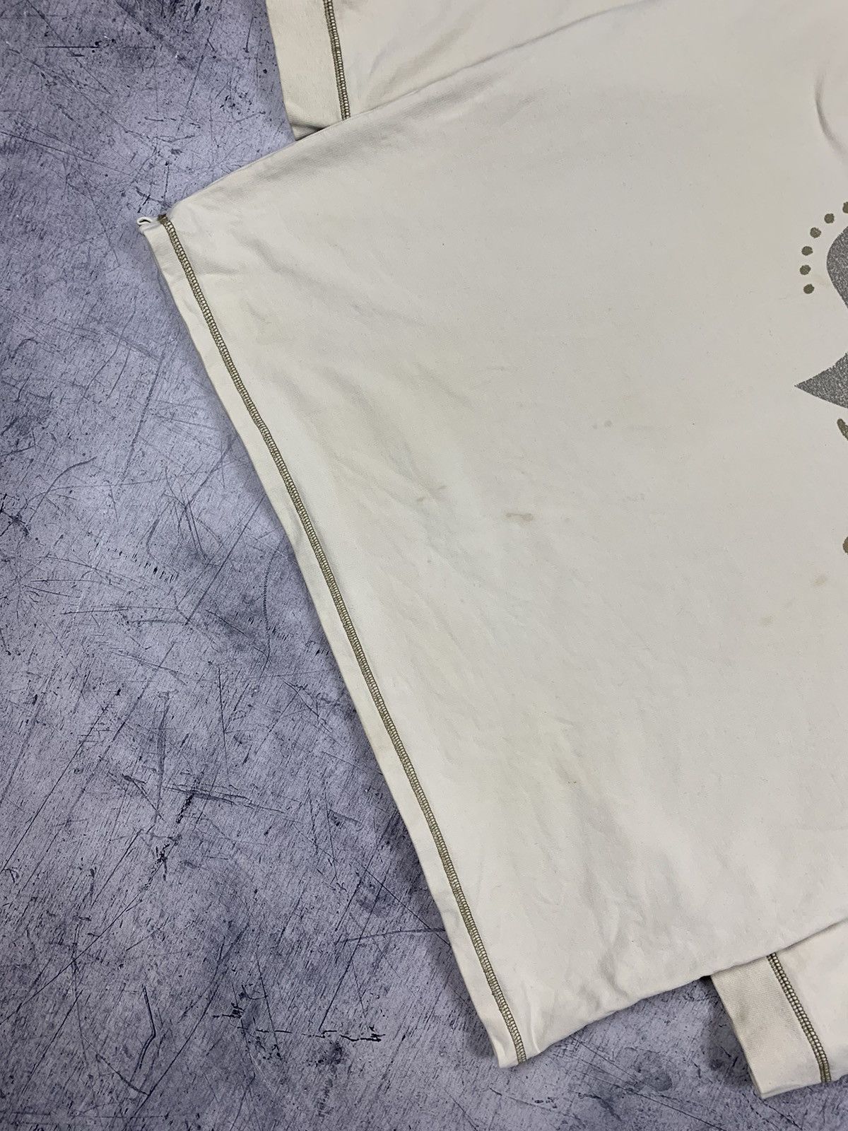 Gudrun Sjoden Gudrun Sjoden Floral Big Logo Sweatshirt Beige Size XL Y2K Size XL / US 12-14 / IT 48-50 - 3 Thumbnail