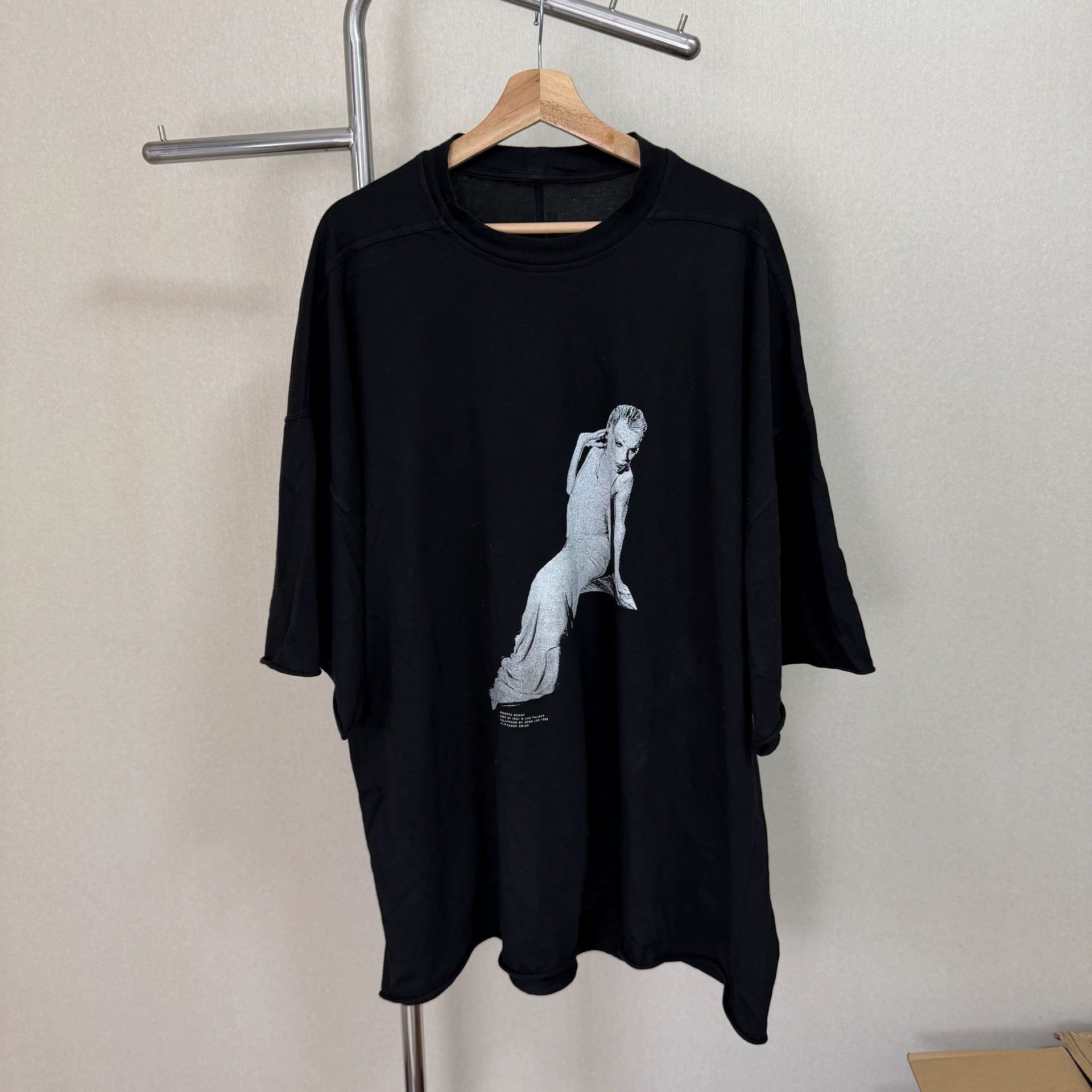 Rick Owens Rick Owens Mermaid Tommy Oversized Short Sleeve Tee One Size Size US M / EU 48-50 / 2 - 1 Thumbnail