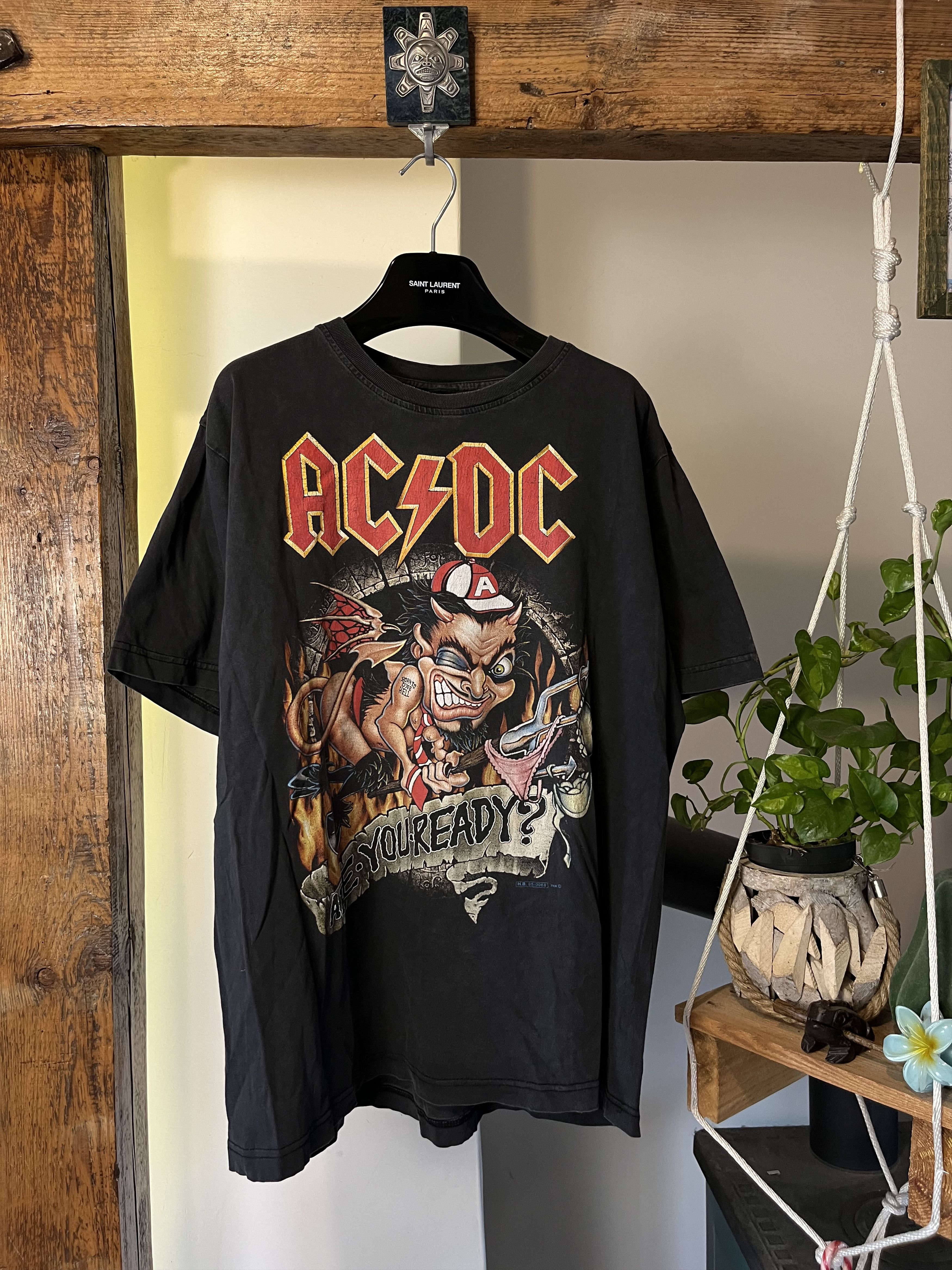 AC/DC × Vintage 90s AC/DC "Are You Ready?" Size US XL / EU 56 / 4 - 1 Thumbnail