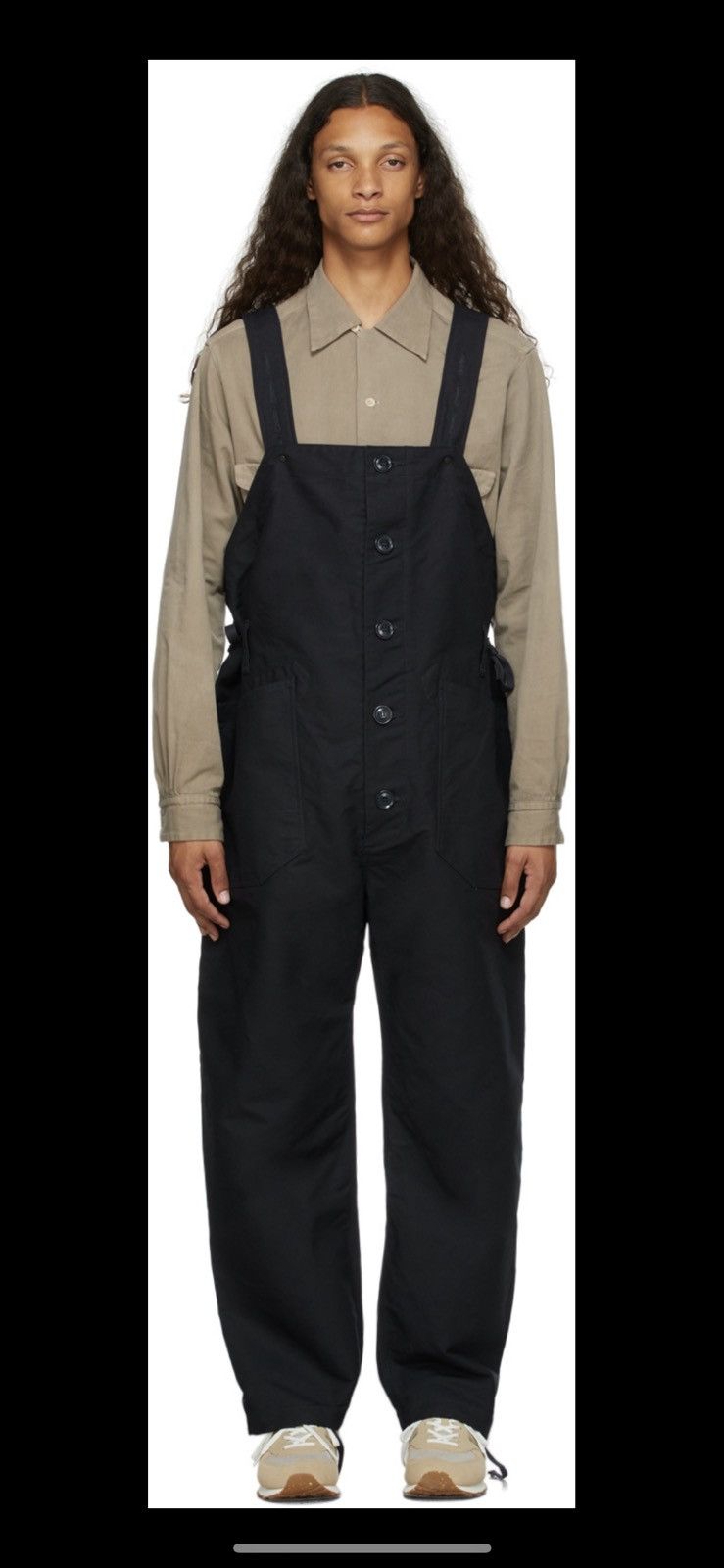 Engineered Garments waders tweed all in one Pants brown M