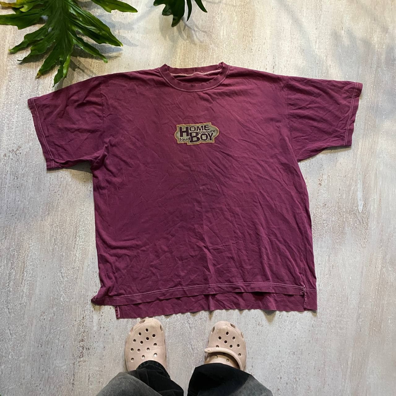 HOMME BOY CO. VINTAGE 90S HOME BOY LOUD COUTURE AMAZING FADED RARE TEE Size US XXL / EU 58 / 5 - 2 Thumbnail
