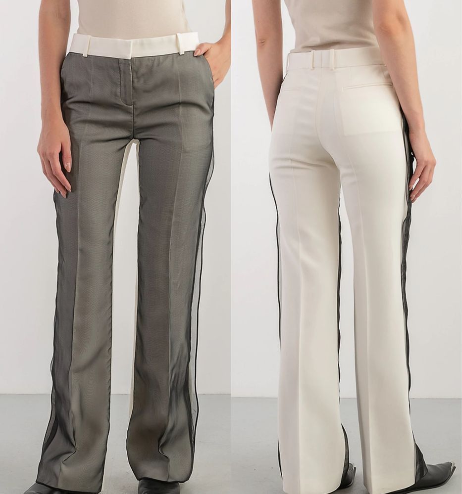 Celine Celine silk pants Size 25" / US 0 / IT 36 - 1 Thumbnail