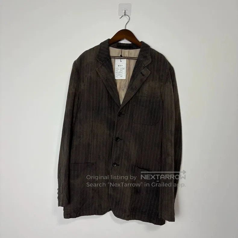 Comme des Garcons Comme des Garcons Distressed Dyed Blazer. Size US L / EU 52-54 / 3 - 1 Thumbnail