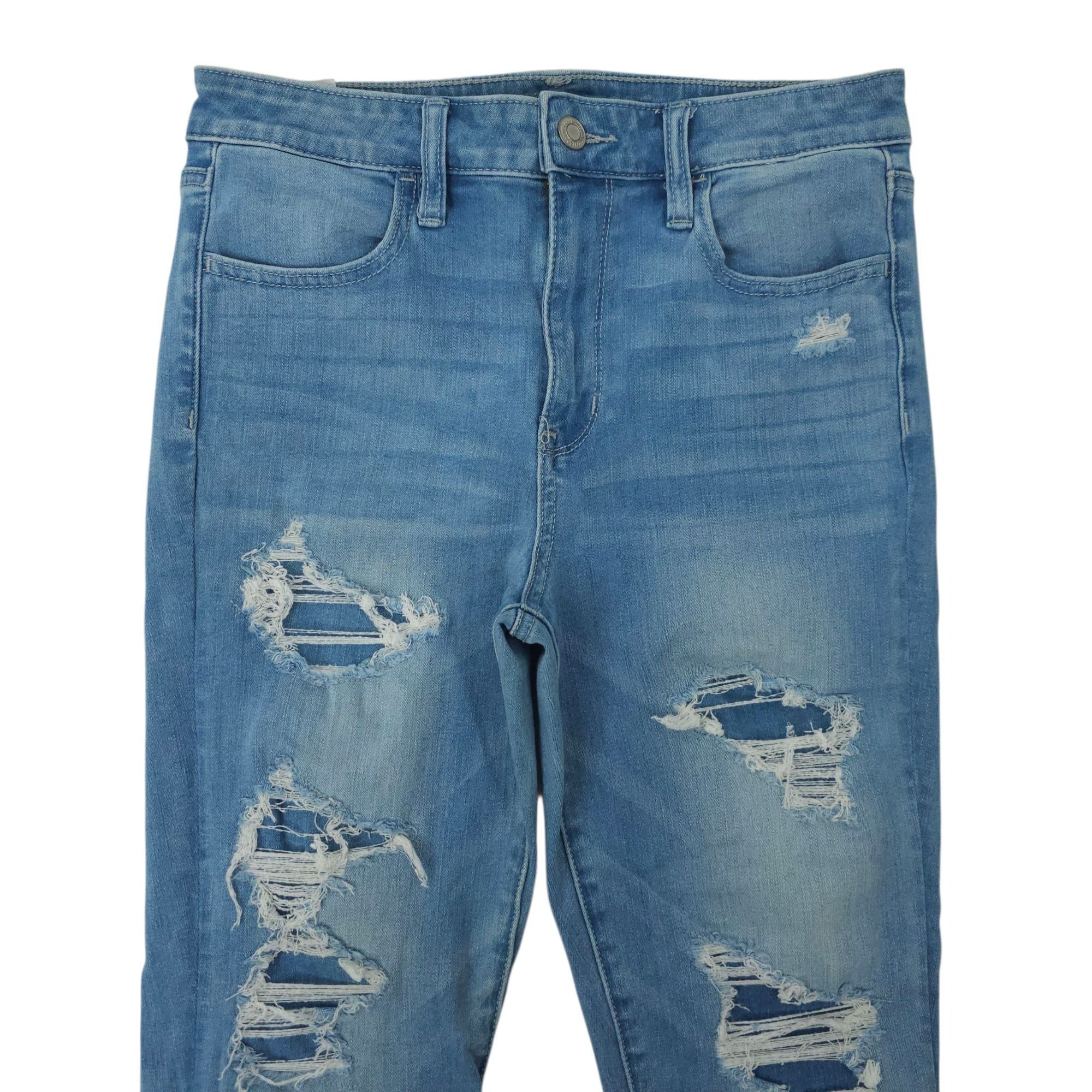 American Eagle Outfitters American Eagle 360 Next Level Stretch Super Hi Rise Jegging Size 30" / US 8 / IT 44 - 9 Thumbnail