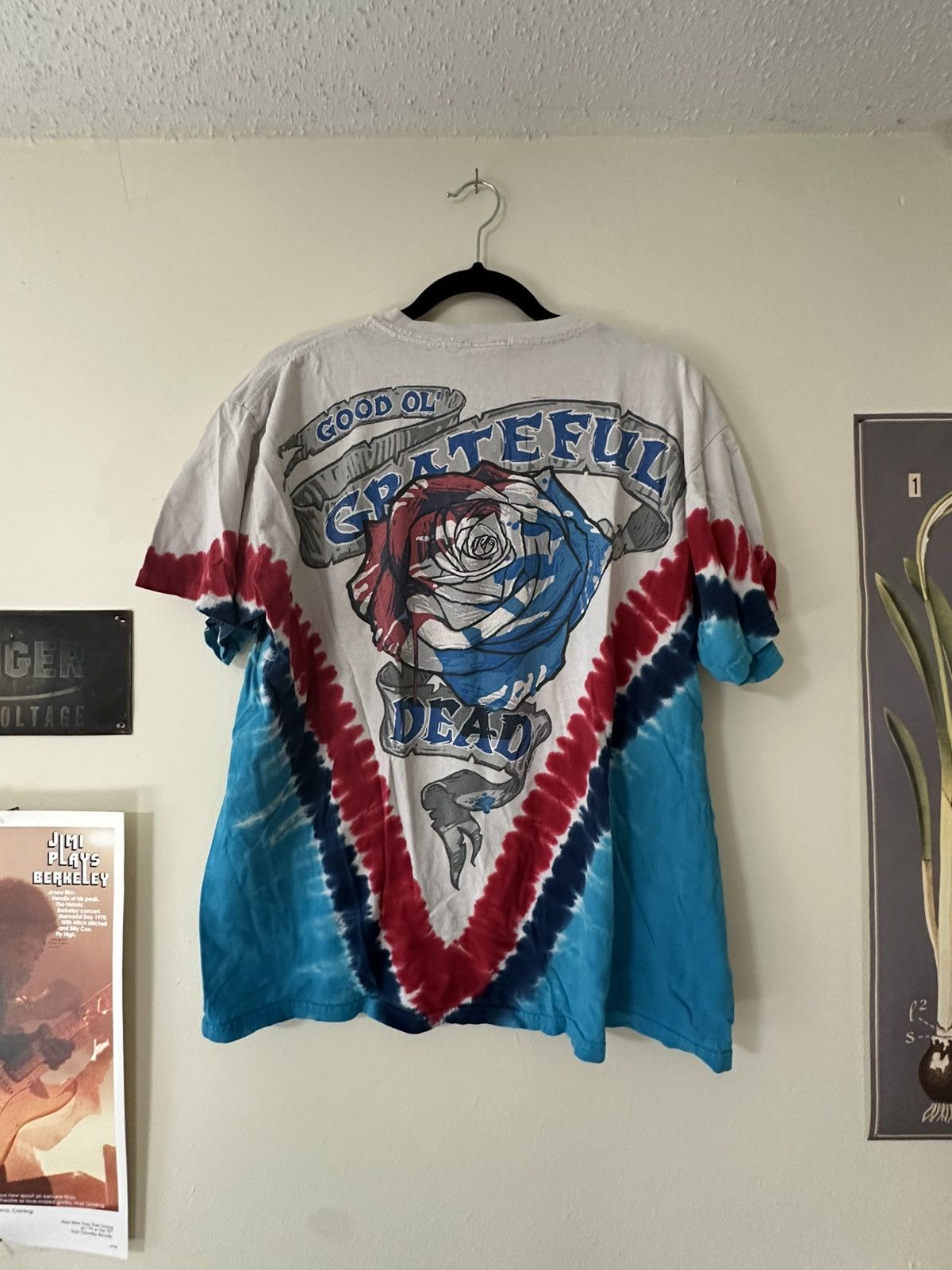 Grateful Dead × Liquid Blue × Vintage Vintage Steal Your Face Grateful Dead T Shirt Size US XL / EU 56 / 4 - 3 Thumbnail