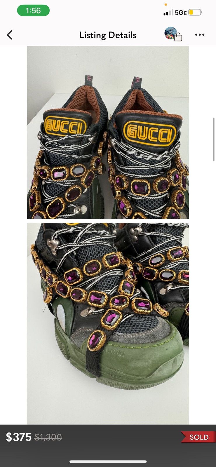 Gucci Gucci gems Size US 9 / IT 39 - 5 Thumbnail