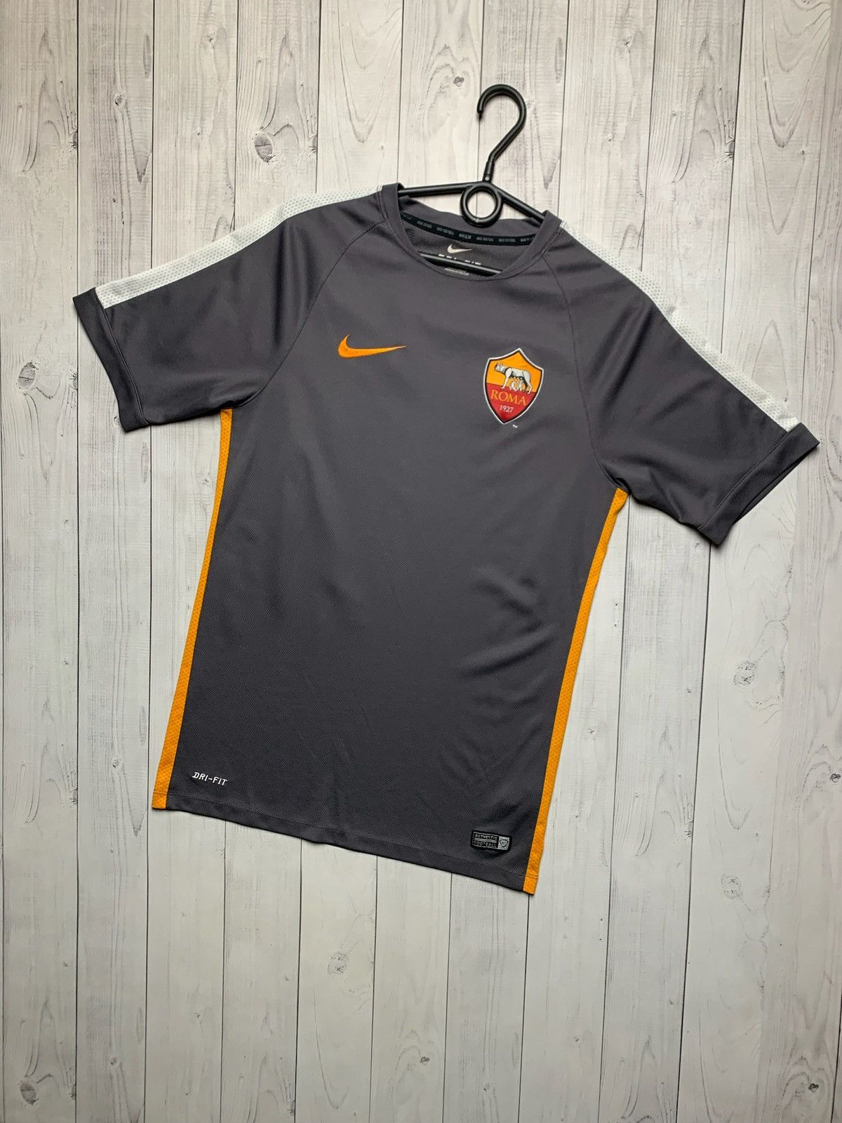 Nike Vintage Nike AS Roma soccer jersey size S grey Size US S / EU 44-46 / 1 - 1 Thumbnail
