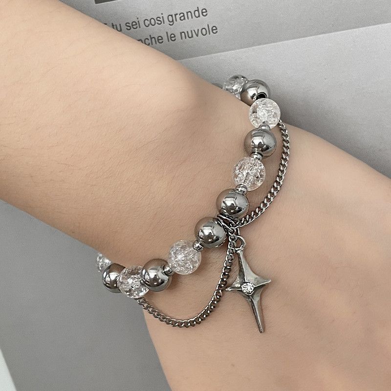 Jewelry Star Vintage Bracelet Y2K Punk Chain Gotch Bracelets Chains Size ONE SIZE - 2 Thumbnail