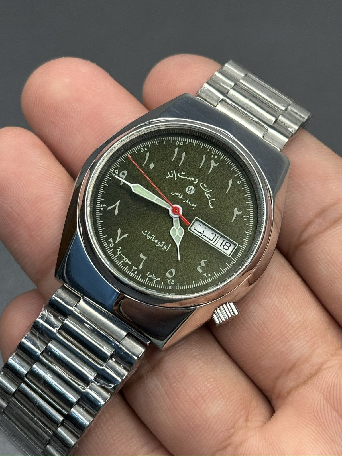 Vintage WEST END WATCH CO ARABIC DIAL Size 36 - 3 Thumbnail