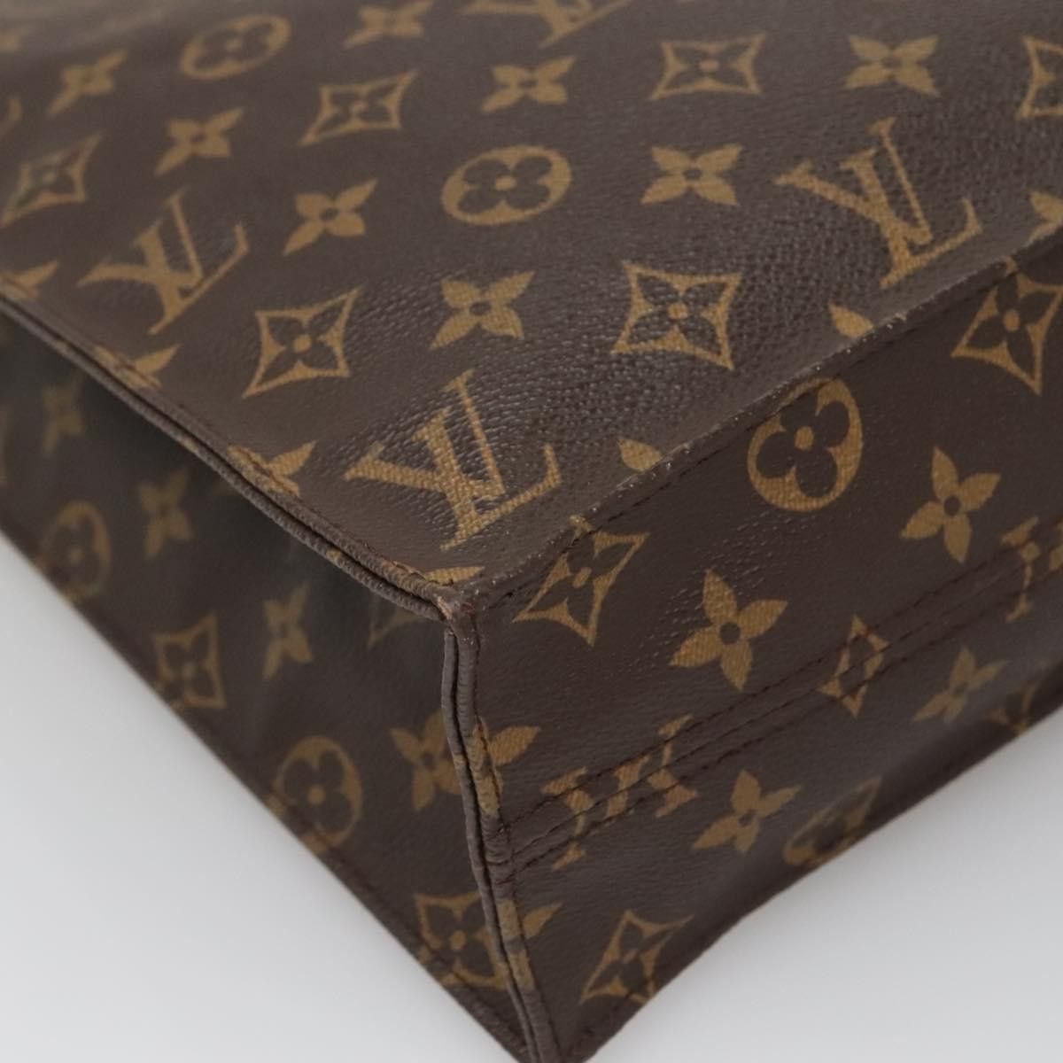Louis Vuitton LOUIS VUITTON Monogram Sac Plat Hand Bag M51140 Size ONE SIZE - 16 Thumbnail