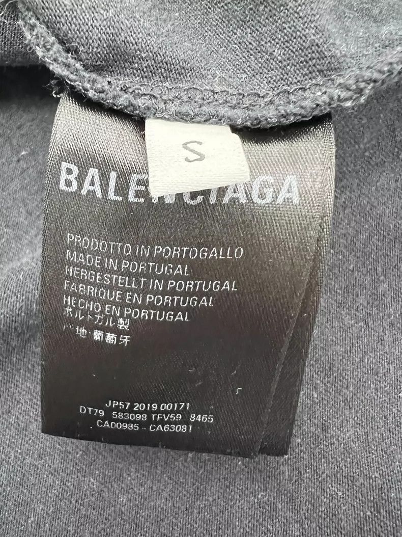 Balenciaga Balenciaga Short-sleeved shirt with printed logo fake coll Size US S / EU 44-46 / 1 - 4 Thumbnail