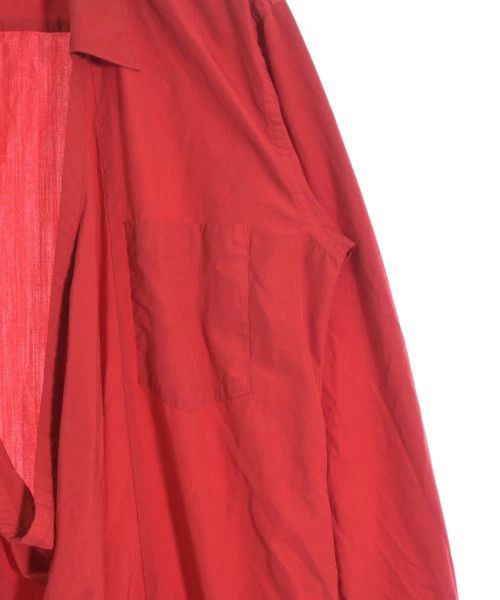 Comme des Garcons Homme Plus Shirt Polyester Plain Long Length Open Neck Red Size US S / EU 44-46 / 1 - 6 Thumbnail