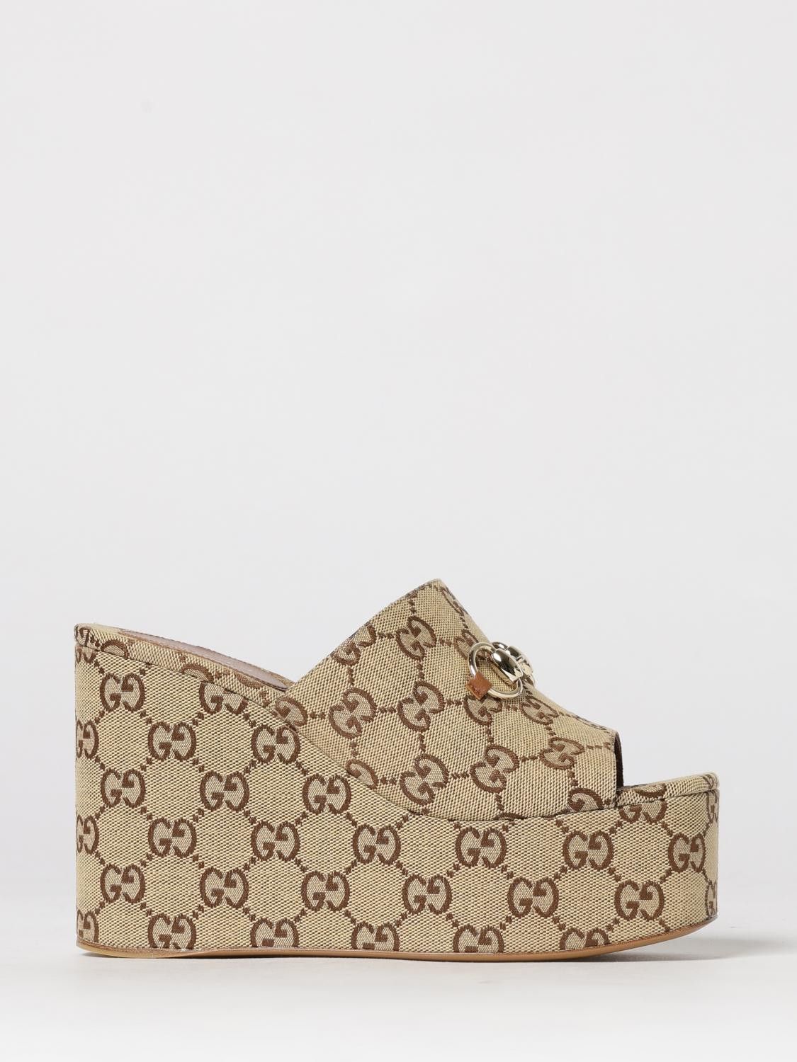 Gucci Heeled Sandal Woman Beige