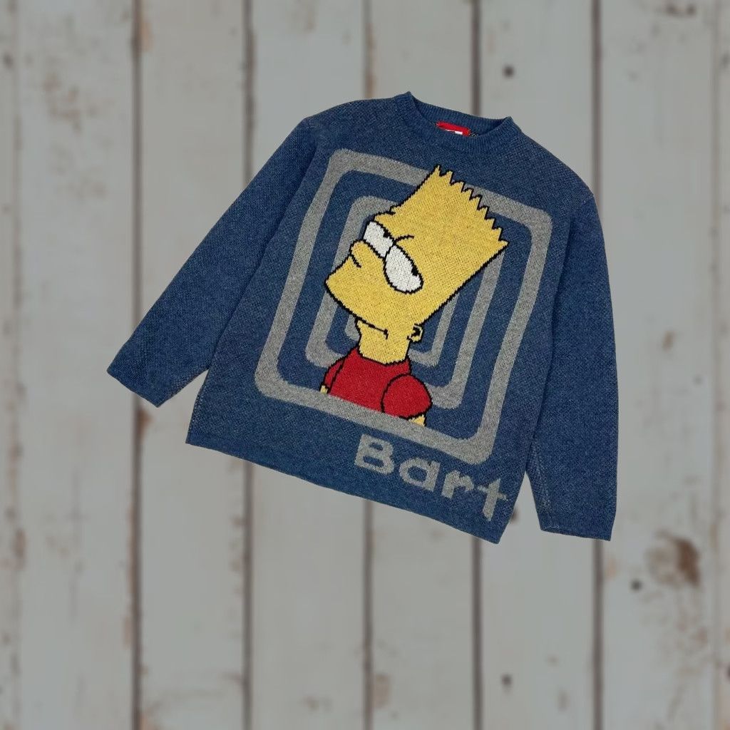 Vintage VINTAGE The Simpsons Sweater Nike Shirt Casual Mens Size M Blue Logo Movie 2002 Size US M / EU 48-50 / 2 - 1 Thumbnail