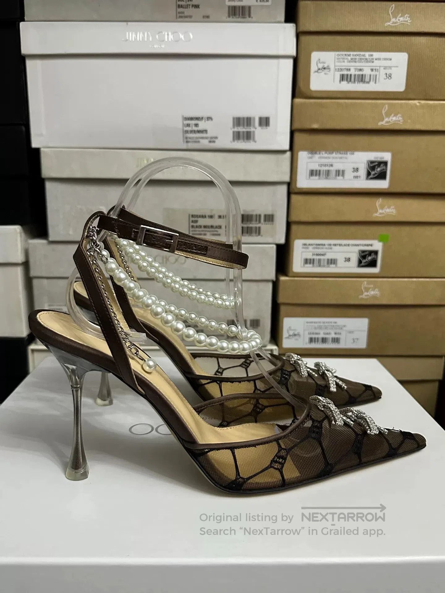 MACH & MACH MACH&MACH Bow High Heels. Size US 6.5 / IT 36.5 - 5 Thumbnail