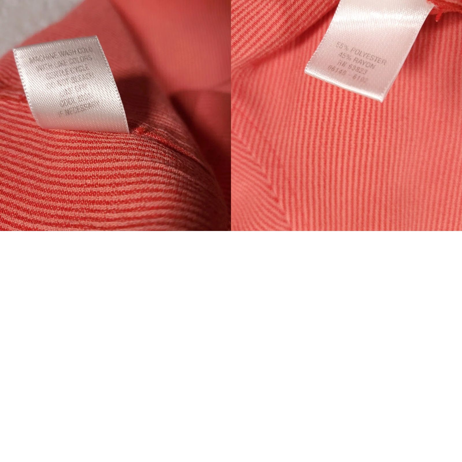Vintage CJ Banks Womens 1X Orange Button Up Shirt - Plus Size Casual Size XL / US 12-14 / IT 48-50 - 9 Thumbnail