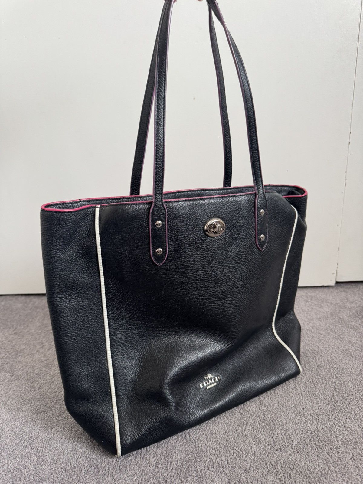 Coach Black leather Coach bag Size ONE SIZE - 1 Thumbnail