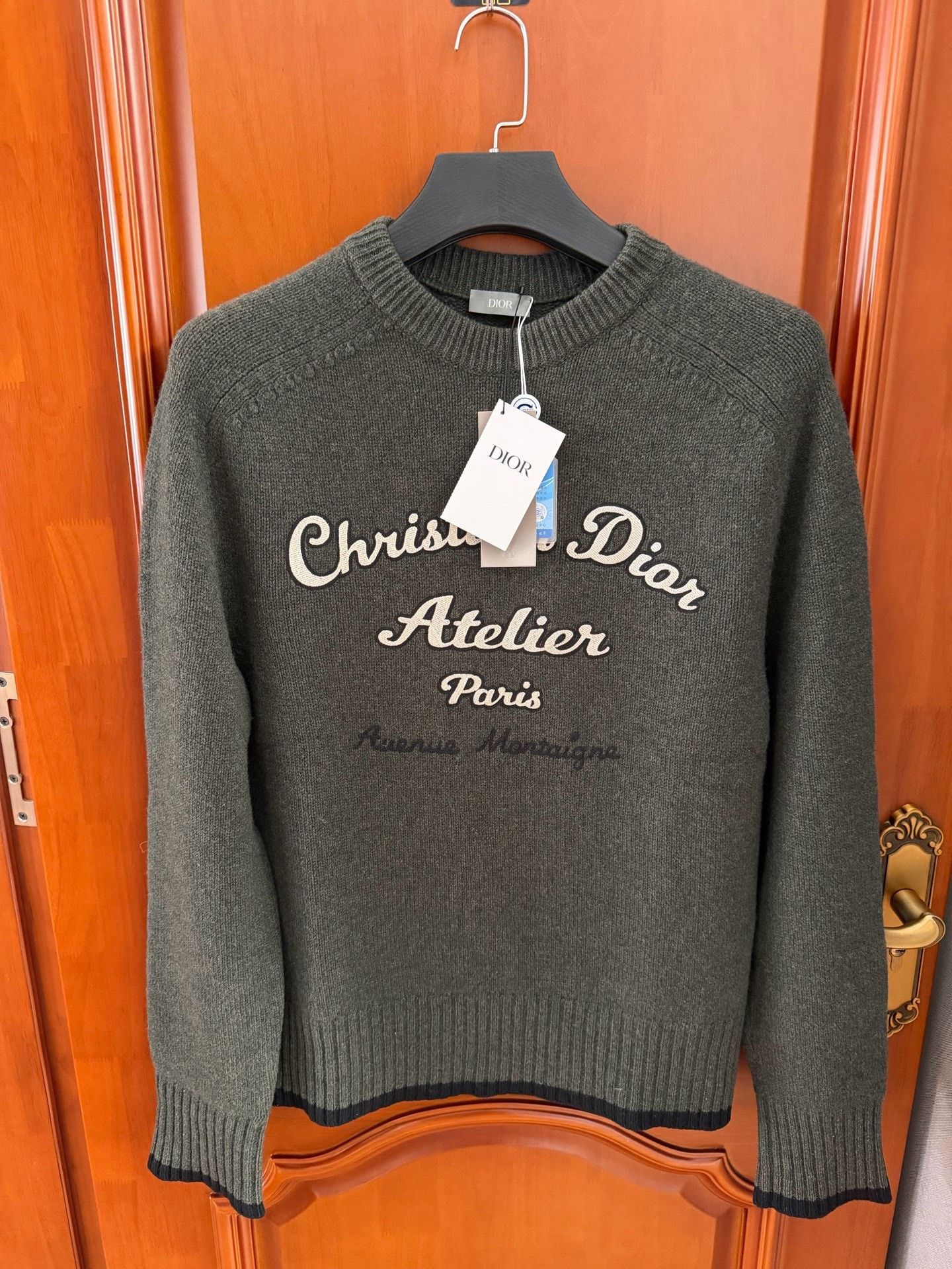 Dior Dior Wool Green Sweater L Women Size L / US 10 / IT 46 - 1 Thumbnail