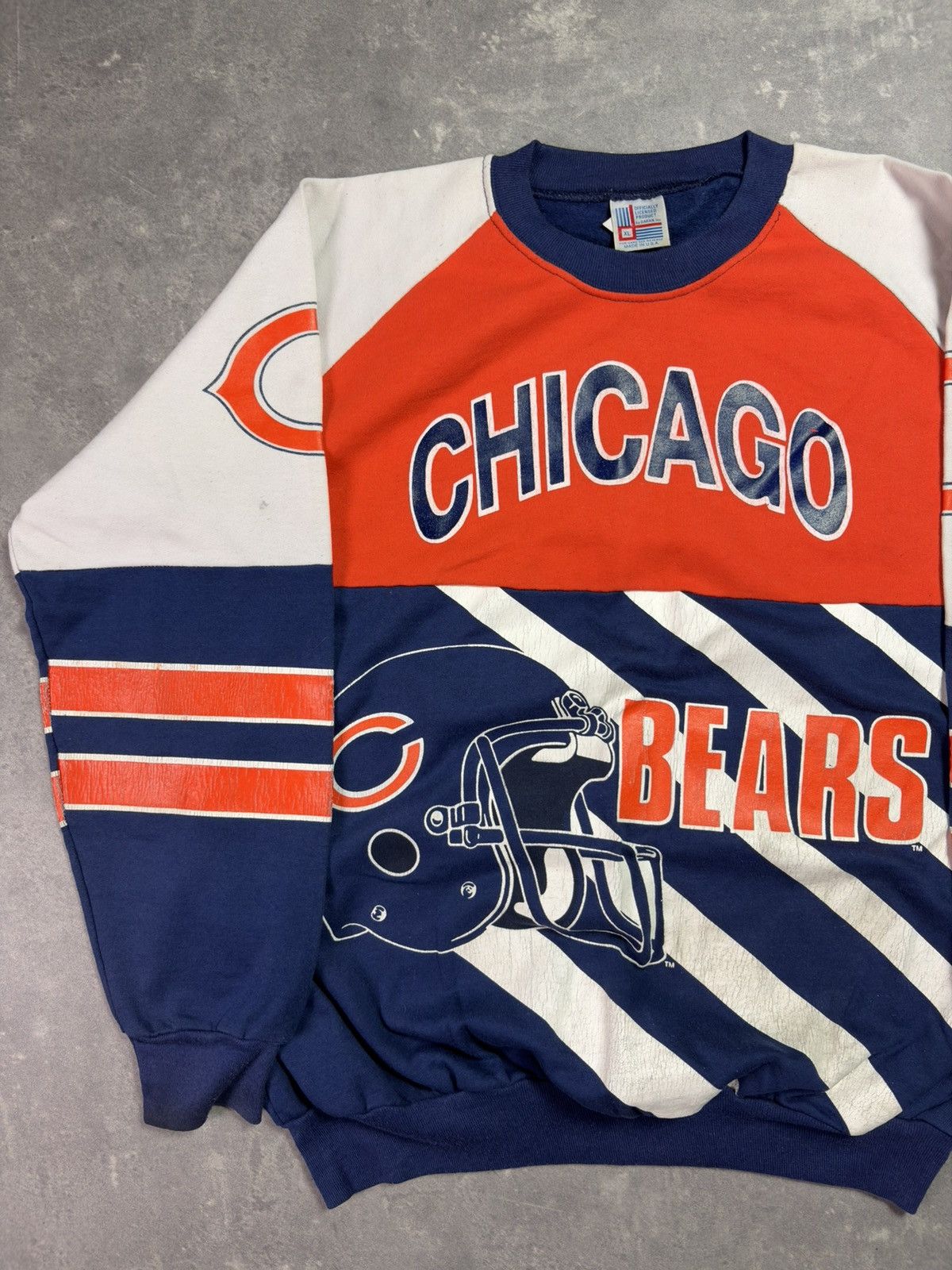 NFL 80/90s Garan Chicago Bears Printed Crewneck Sweatshirt XL Size US XL / EU 56 / 4 - 3 Thumbnail