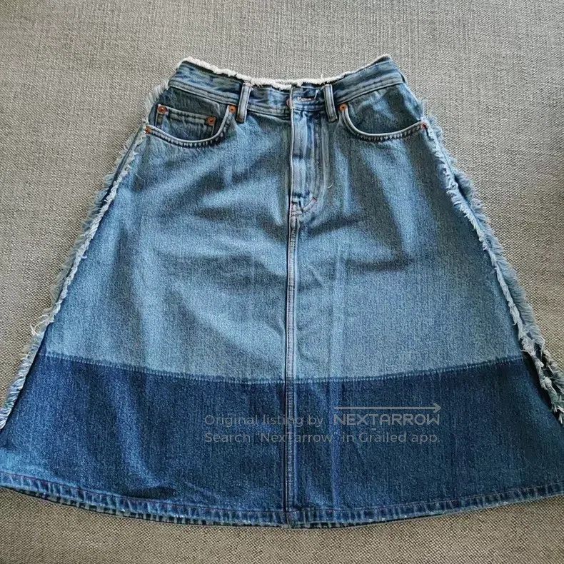 Acne Studios Acne Studios Denim Mid Skirt, Fashion Design Size 24" / US 00 / IT 34 - 1 Thumbnail