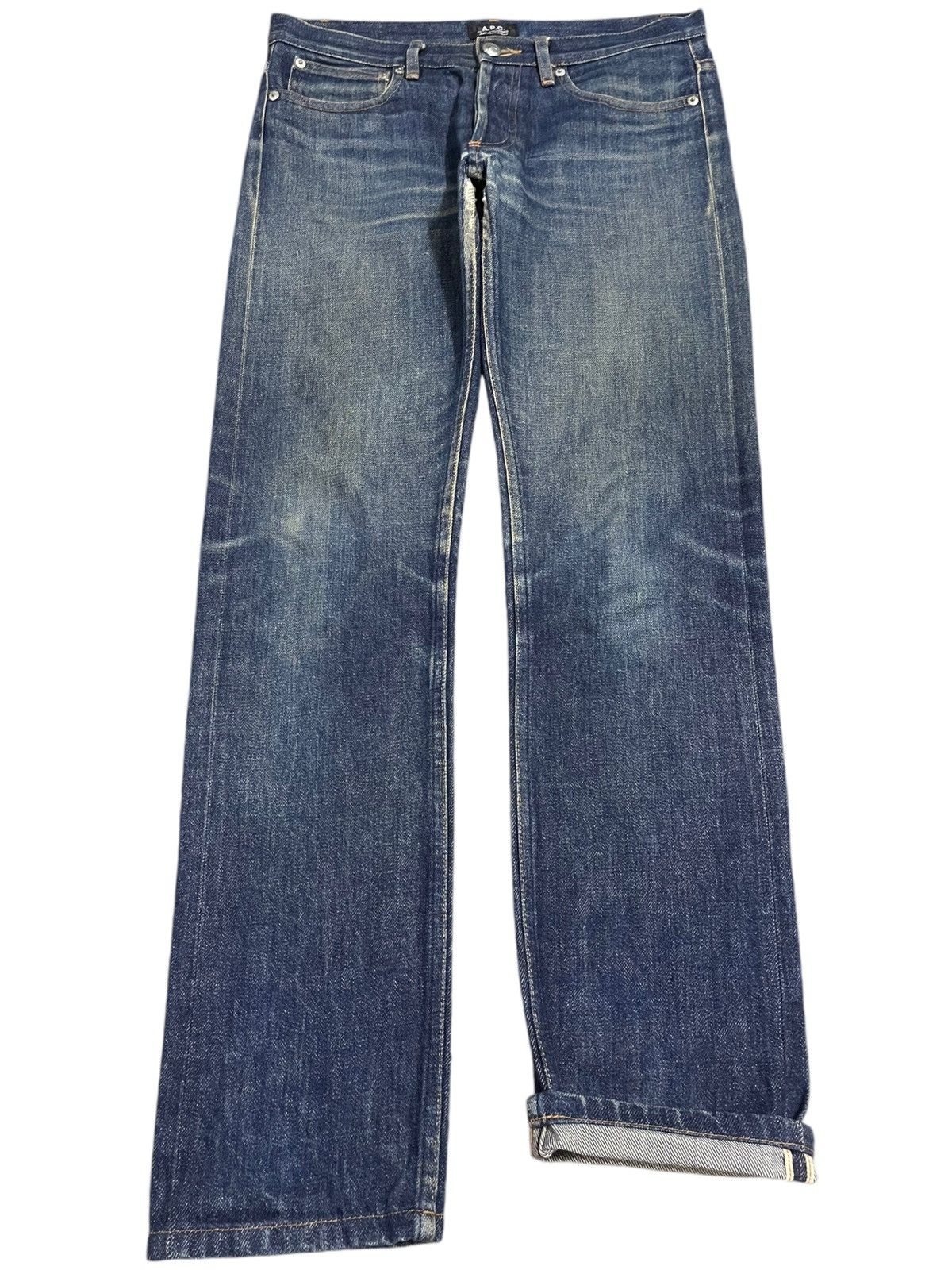 A.P.C. Vintage A.P.C Petit Selvedge Blue Wash Jeans Droit Etroit Size US 32 / EU 48 - 1 Thumbnail