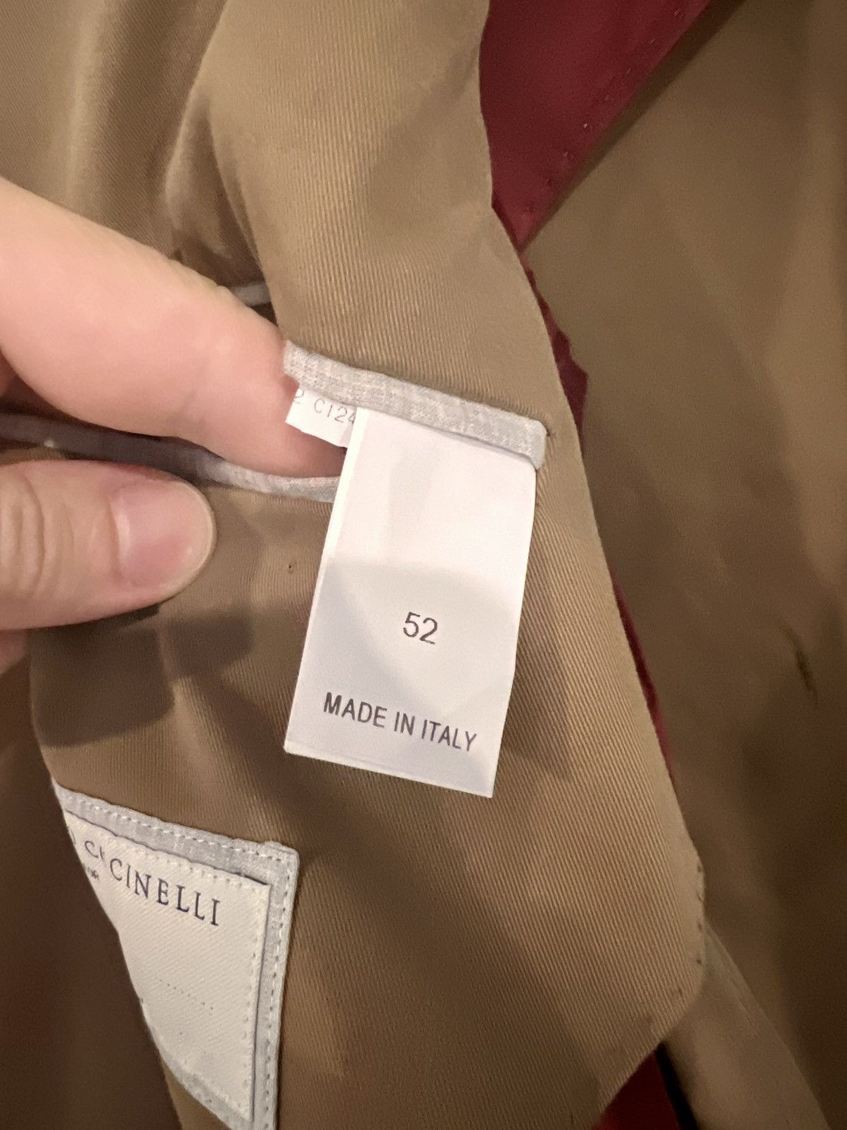 Brunello Cucinelli New Brunello Cucinelli Cashmere/Cotton Peak Lapel blazer Size 42R - 4 Thumbnail