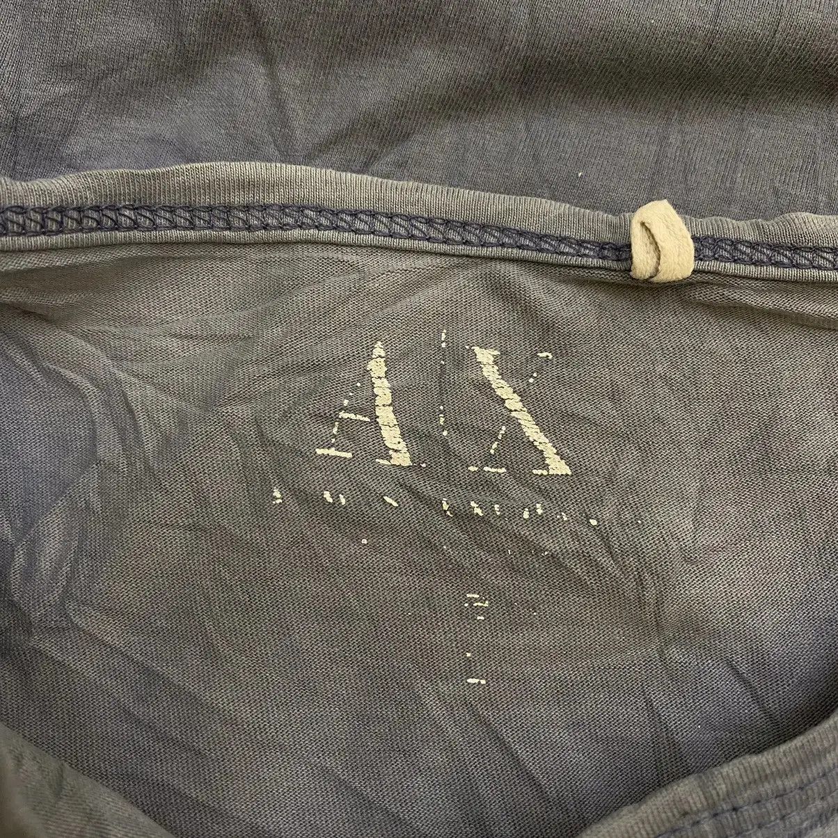 Armani Vintage ARMANI EXCHANGE Box Logo Crewneck Tee Shirt Top Size S / US 4 / IT 40 - 5 Thumbnail