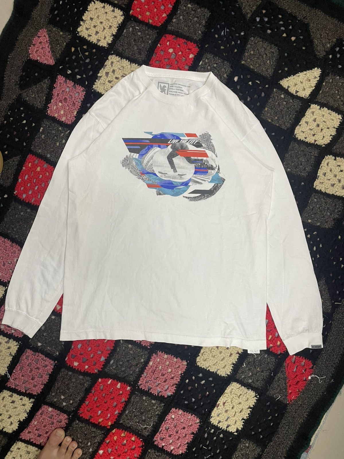 Chrome Industries Chrome Industries “Live The City” Long Sleeve Tee White XL Size US S / EU 44-46 / 1 - 1 Thumbnail