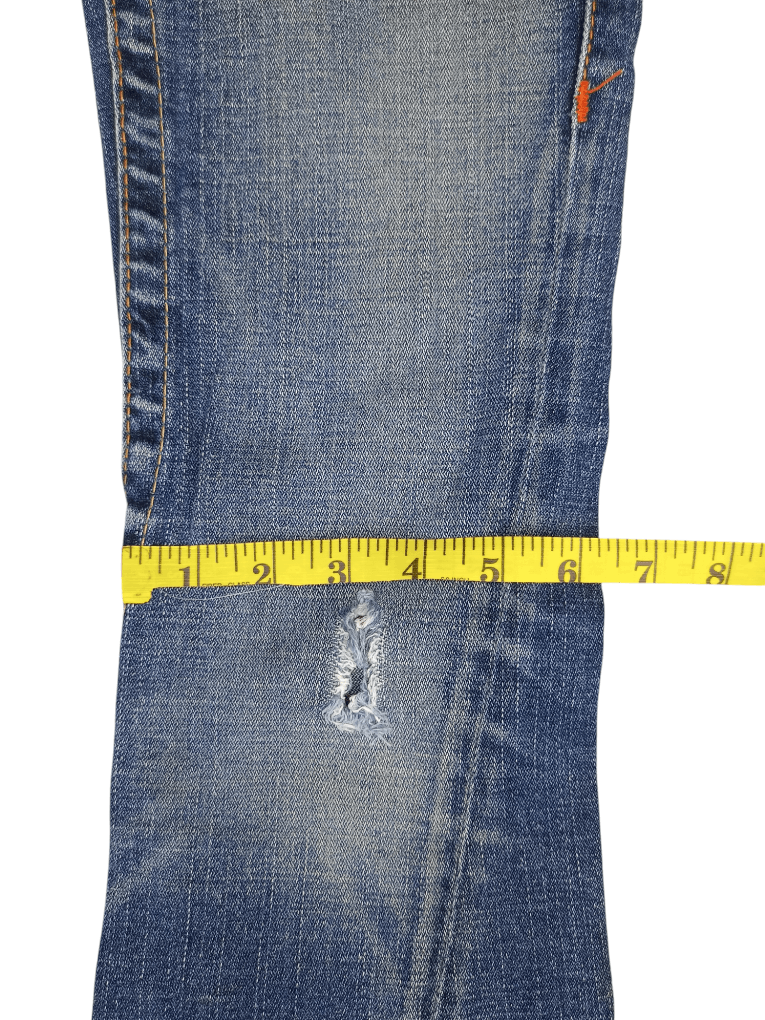 True Religion True Religion Low Rise Distressed Flare Jeans Size 25" / US 0 / IT 36 - 21 Thumbnail