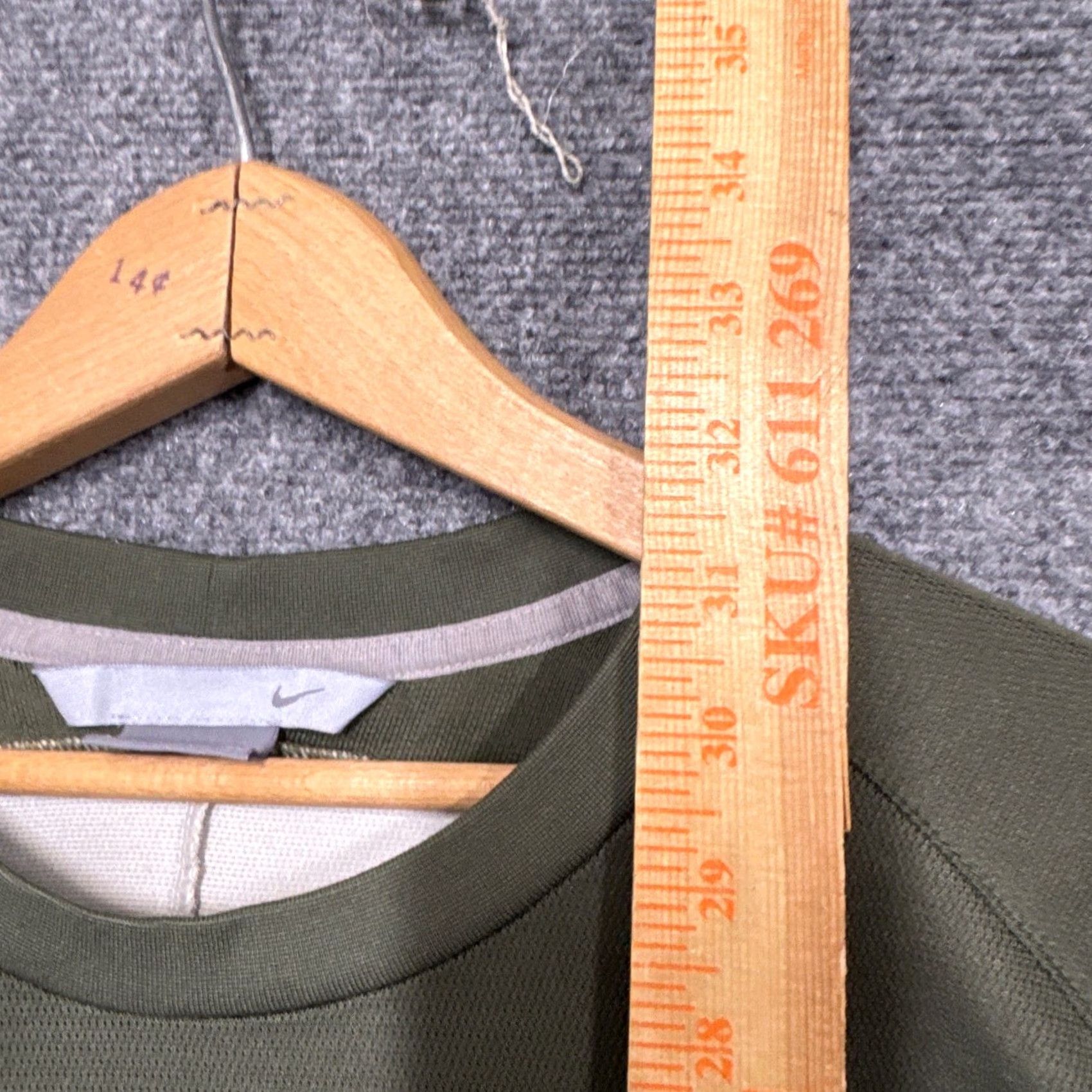 Nike Nike Long-sleeve T-shirt Sweatshirt Mens XXL Green Y2K Athletic Pullover Sportswear Lightweight T Size US XXL / EU 58 / 5 - 4 Thumbnail