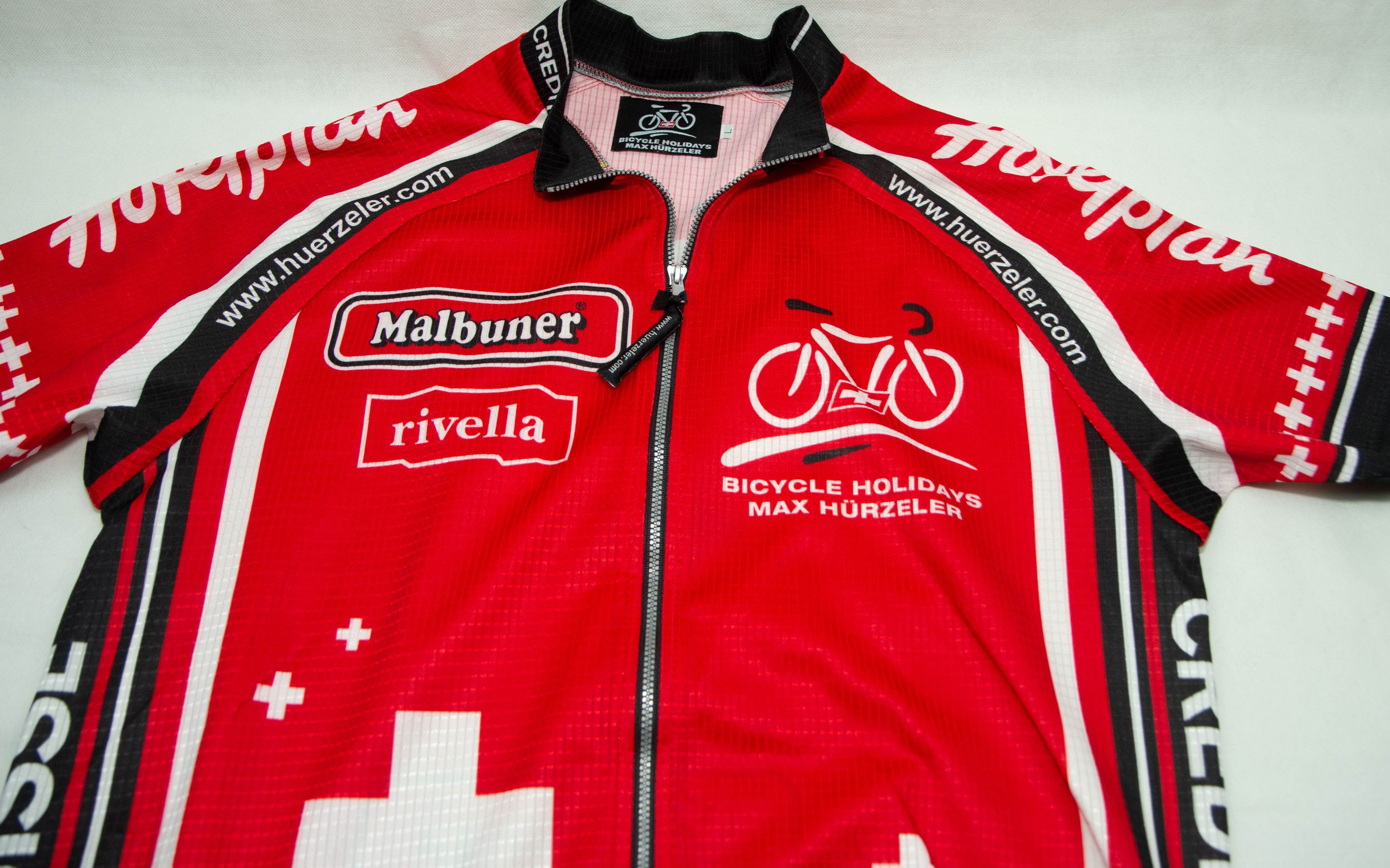 Other Bicycle Holidays Max Hurzeler CYCLING TOP SIZE L Size US L / EU 52-54 / 3 - 4 Thumbnail