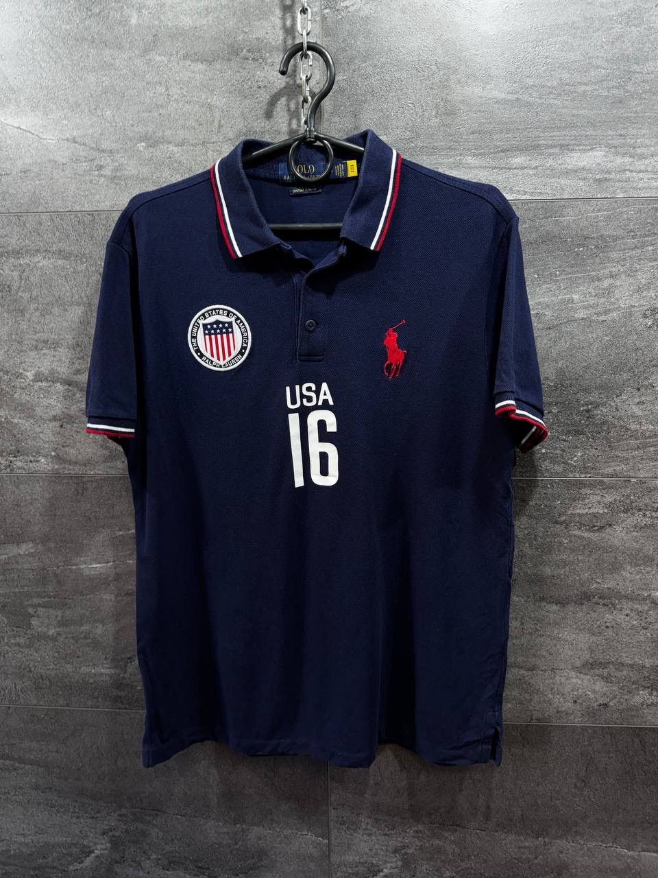 Polo Ralph Lauren Polo Ralph Lauren Short Sleeve USA Big Pony Custom Shirt Size US M / EU 48-50 / 2 - 1 Thumbnail