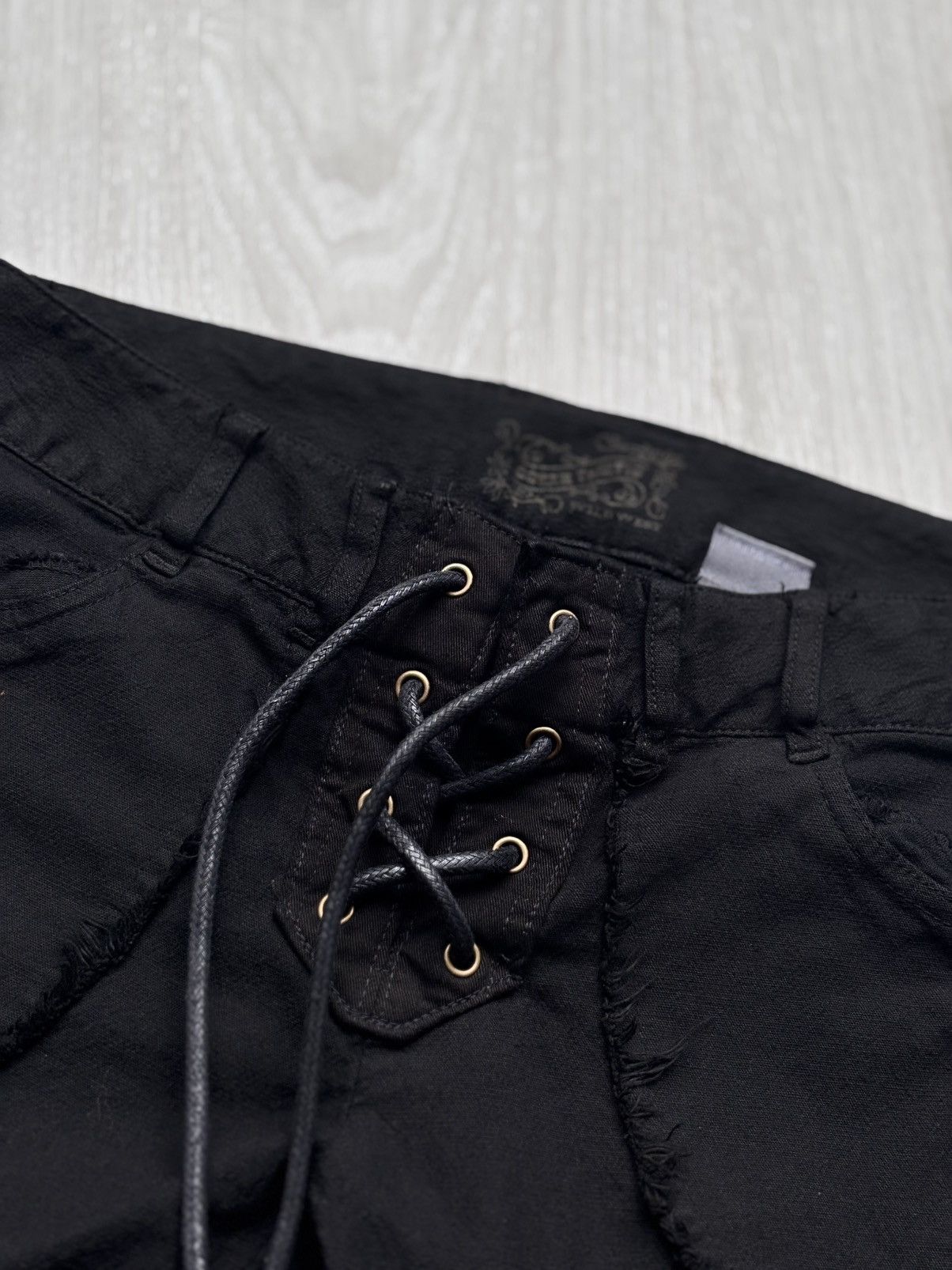 Japanese Brand lace up flare pants Size US 26 / EU 42 - 3 Thumbnail