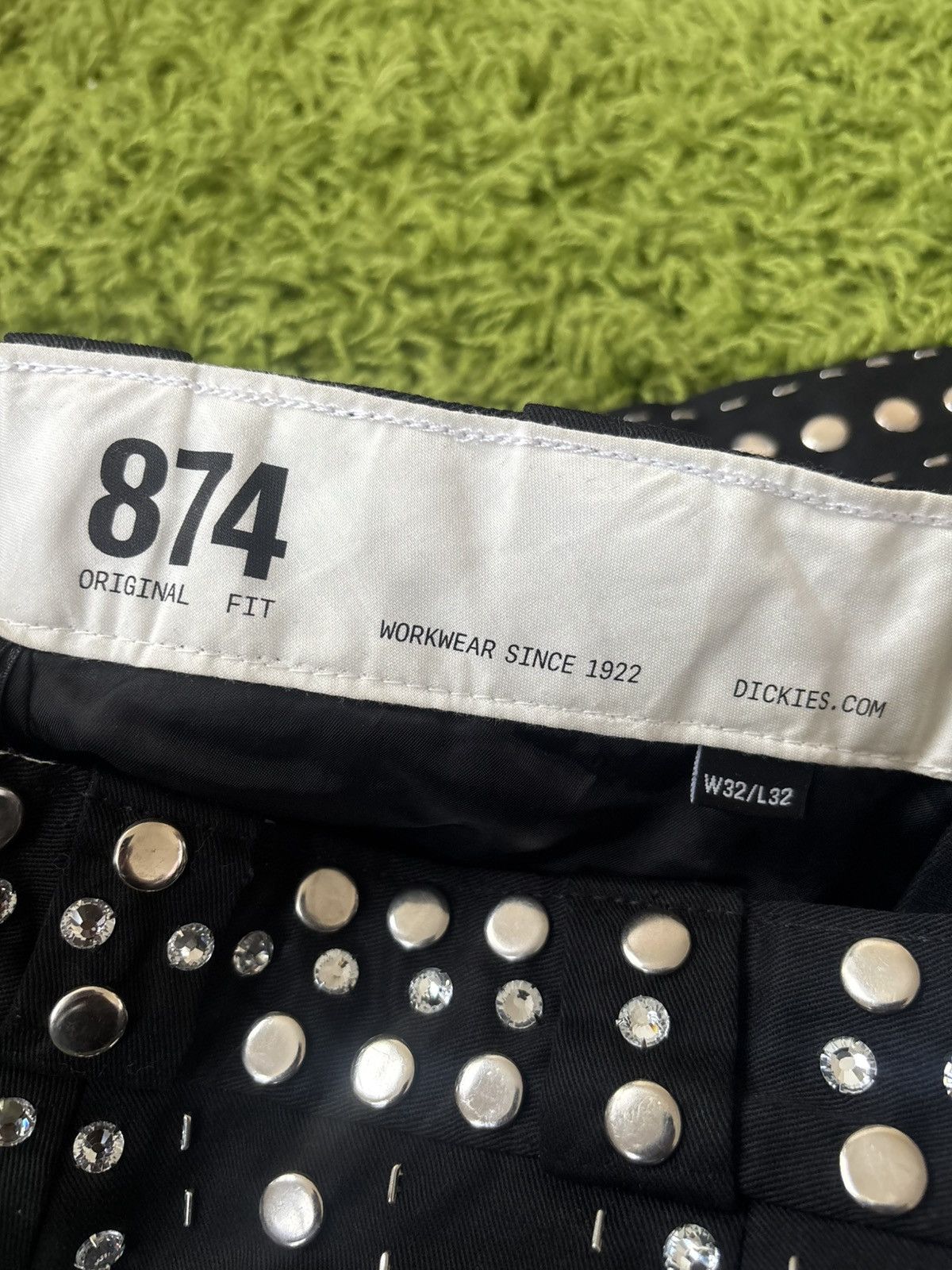 Gucci Gucci Vault Dickies FW2022 Heavy Embellished 874 Work Pants Size US 28 / EU 44 - 11 Thumbnail