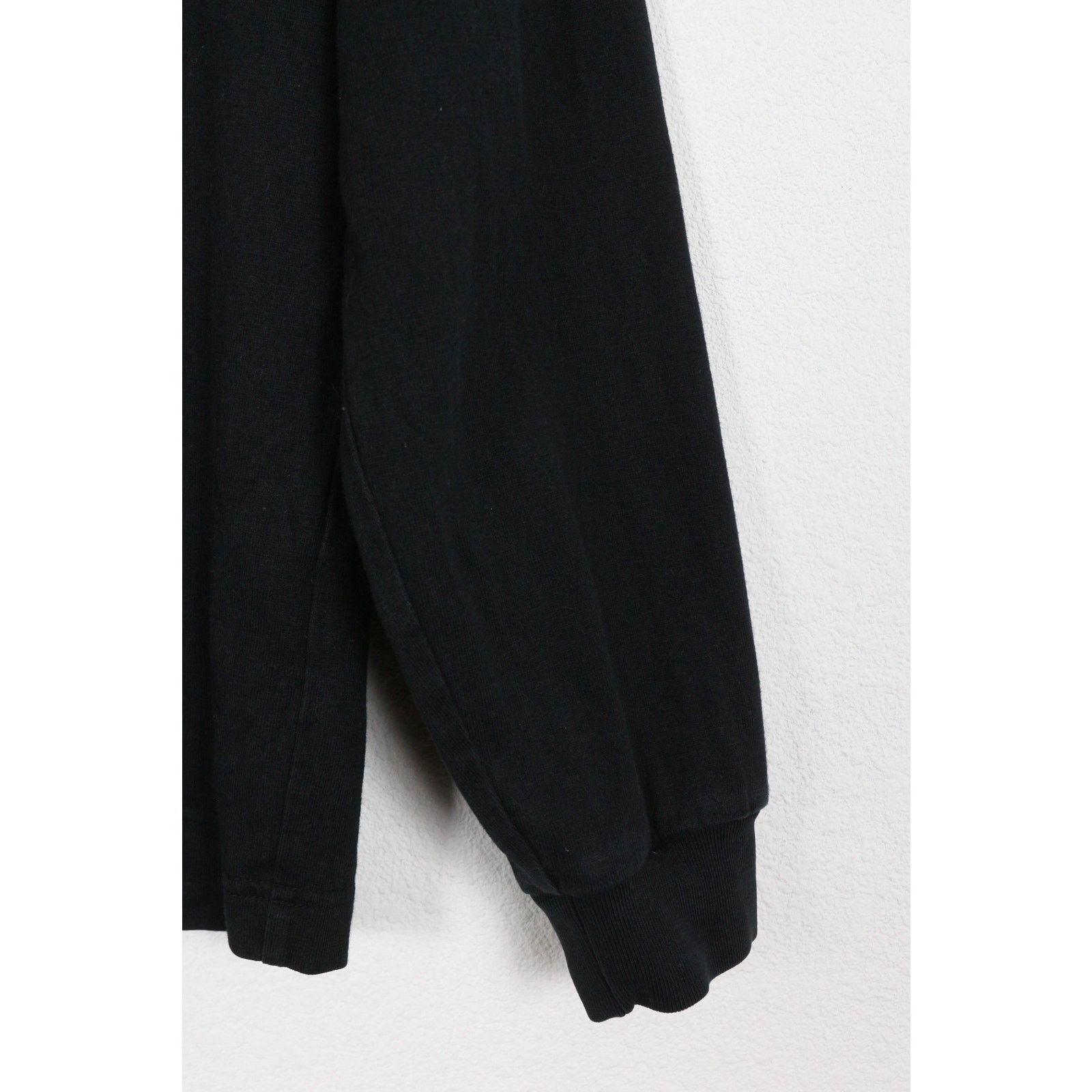 Uniqlo Uniqlo by Christophe Lemaire Washed Black LS Tee T-shirt Size US M / EU 48-50 / 2 - 2 Thumbnail