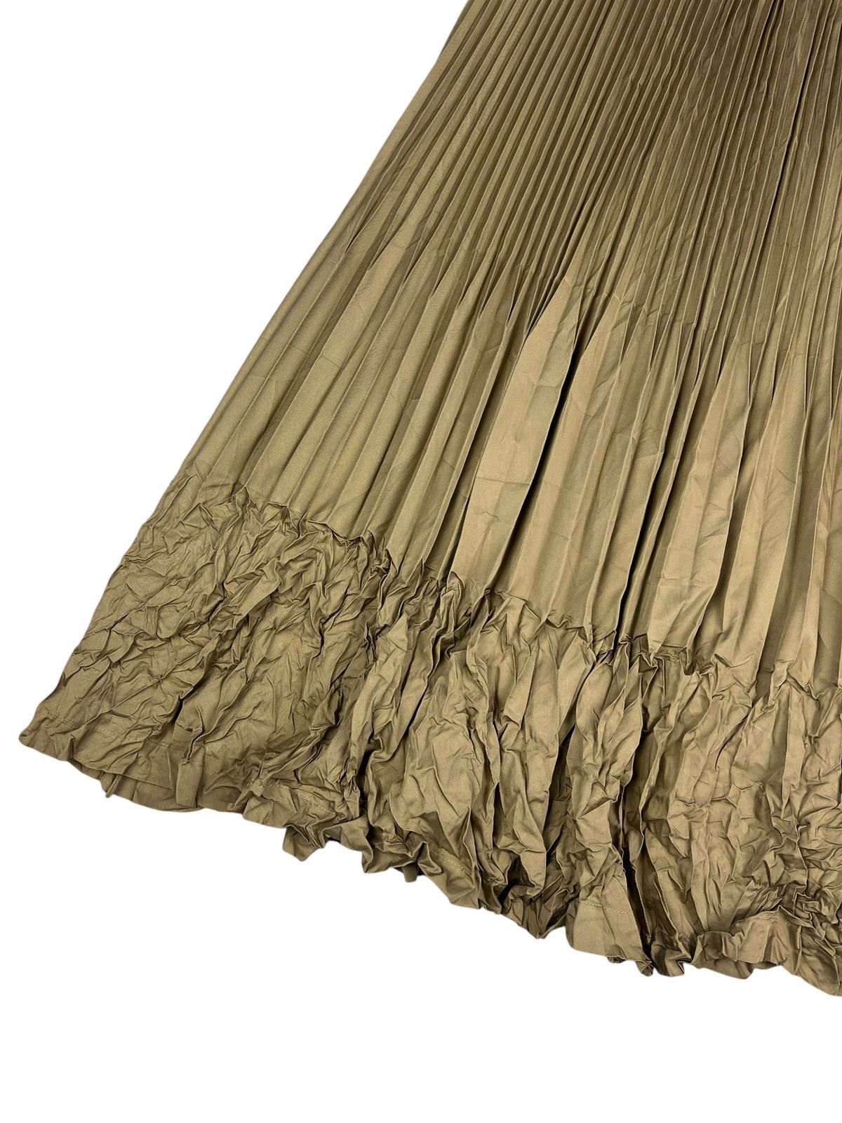 Issey Miyake Ne-Net Pleated Wrinkles Maxi Skirt Size 29" - 9 Thumbnail