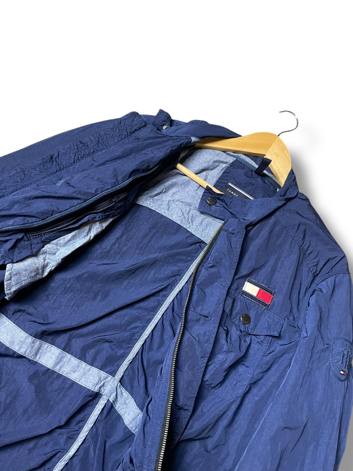 Tommy Hilfiger × Vintage Vintage Tommy Hilfiger Utility Pocket Jacket (105) Size US XS / EU 42 / 0 - 6 Thumbnail