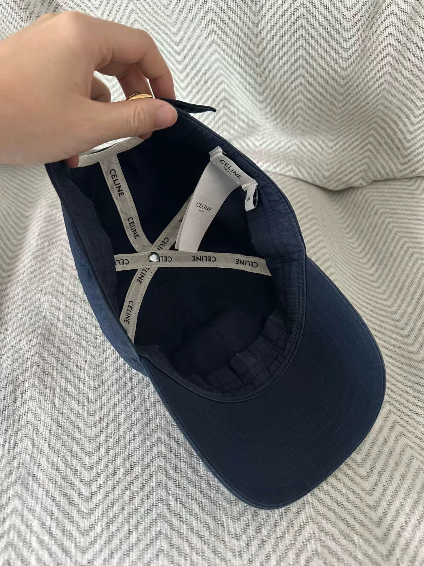 Celine Celine Blue Triomphe Baseball Cap M 95 New Size ONE SIZE - 3 Thumbnail