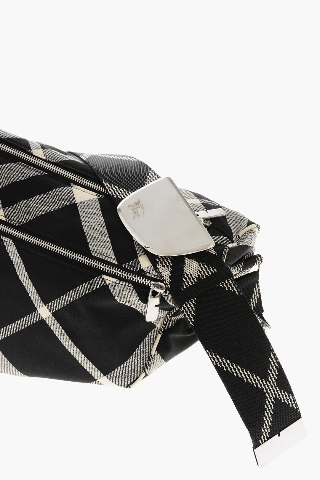 Burberry og1mm1125 Size: OS / Checked Crossbody Bag in Black/White Size ONE SIZE - 3 Thumbnail