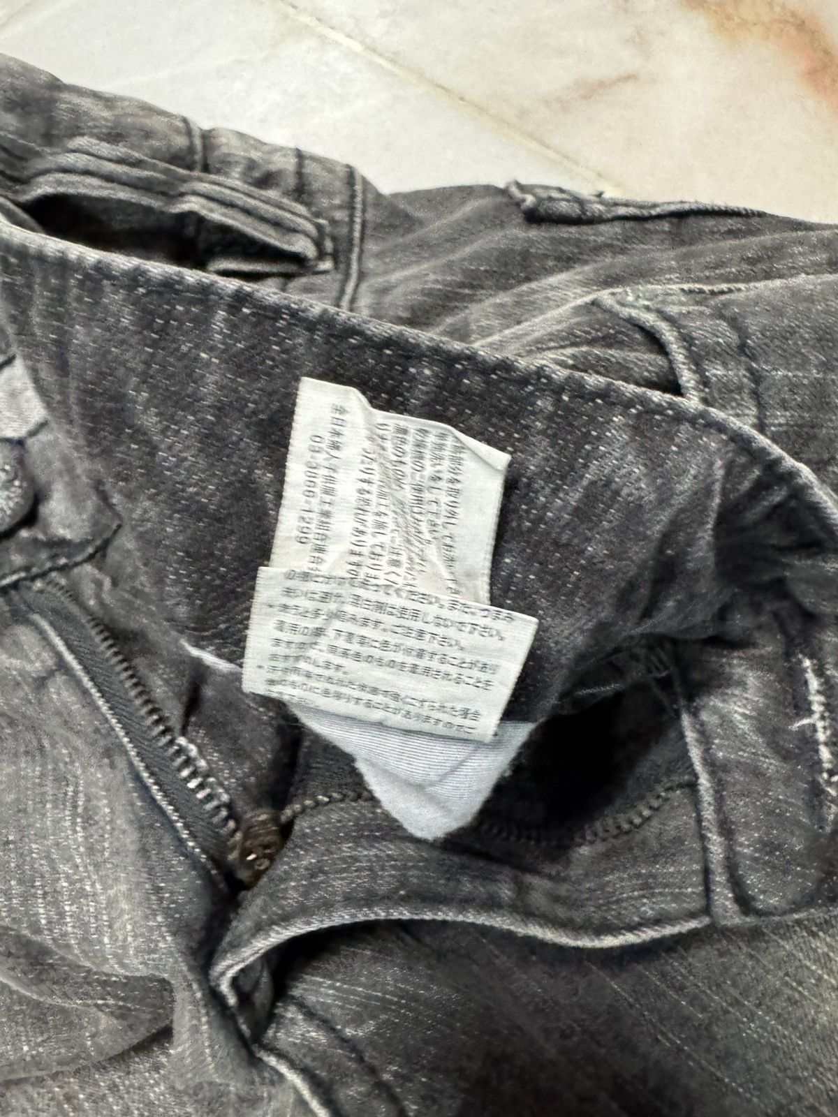 Japanese Brand Japan Mudwash Distress Ripped Thrashed Denim Size US 33 - 11 Thumbnail