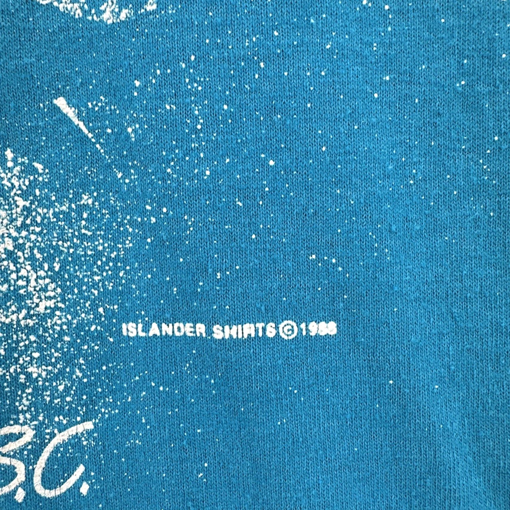 Hanes VINTAGE Hanes Shirt XL Blue Single Stitch Made In USA 1988 80s USA Animals Men Crew Neck Short Sleeve Size US XL / EU 56 / 4 - 7 Thumbnail