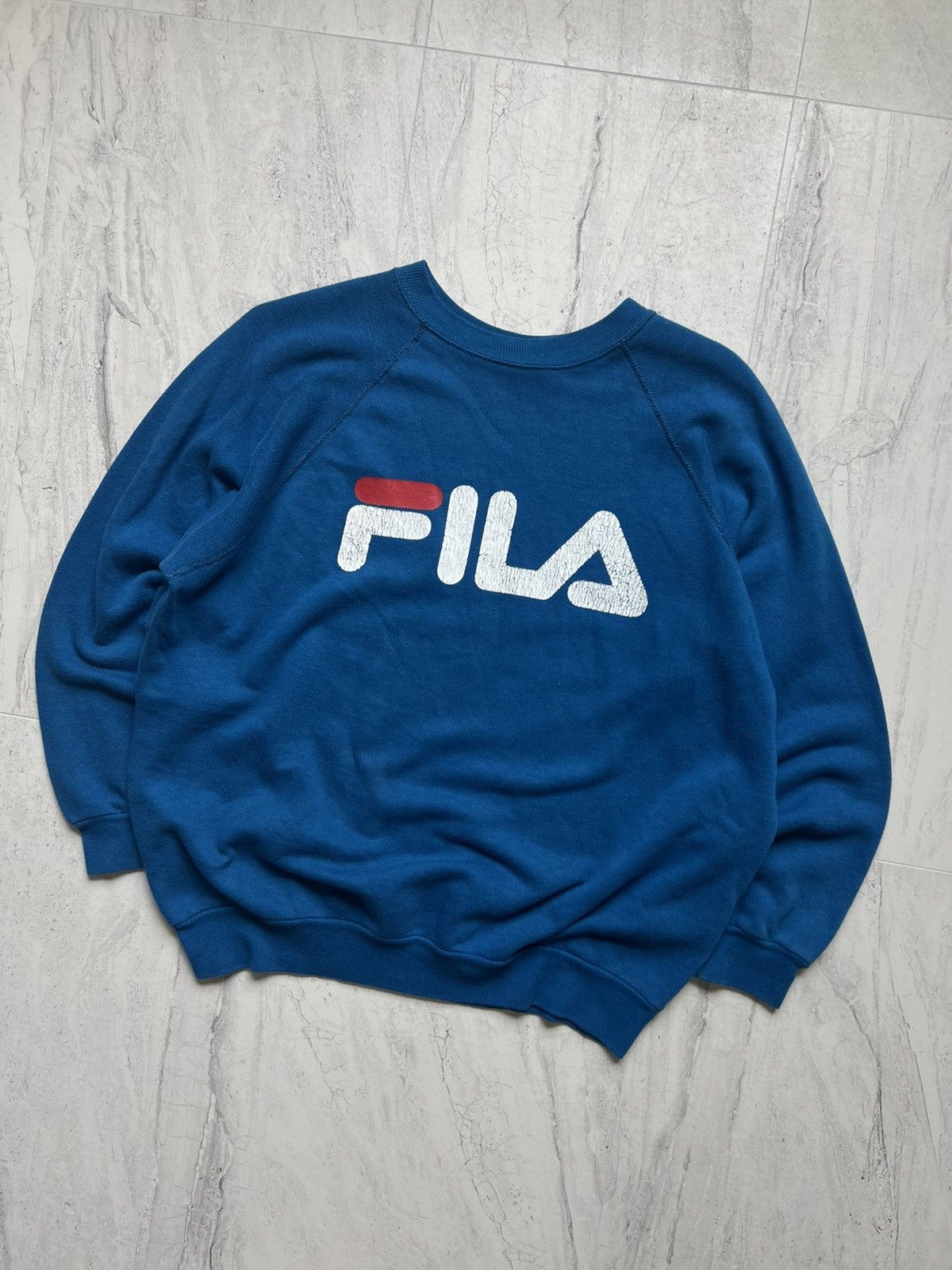 Fila Vintage 90’s Fila Raglan Sweatshirt Crewneck Size US M / EU 48-50 / 2 - 1 Thumbnail