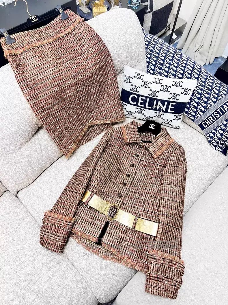 Chanel Chanel Long-sleeved braided jacket with tassel edge and go Size XS / US 0-2 / IT 36-38 - 2 Thumbnail