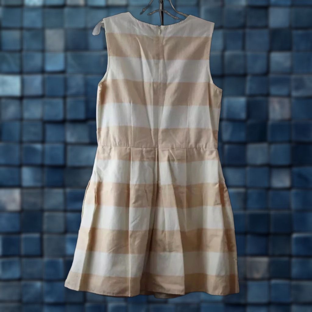 Gap L.a. Summer Pink & White Striped Cocktail Dress