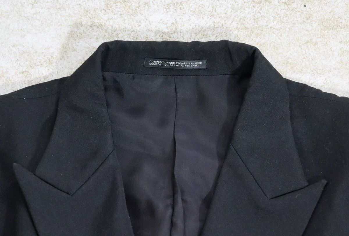 Yohji Yamamoto Yohji Yamamoto 09ss “Peace of shit” Leather Blazer Jacket Size 50S - 9 Thumbnail