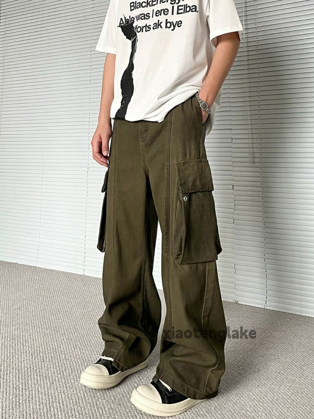 Designer × Japanese Brand × Vintage utility military outdoor patchwork baggy cargo pants Size US 32 / EU 48 - 1 Thumbnail