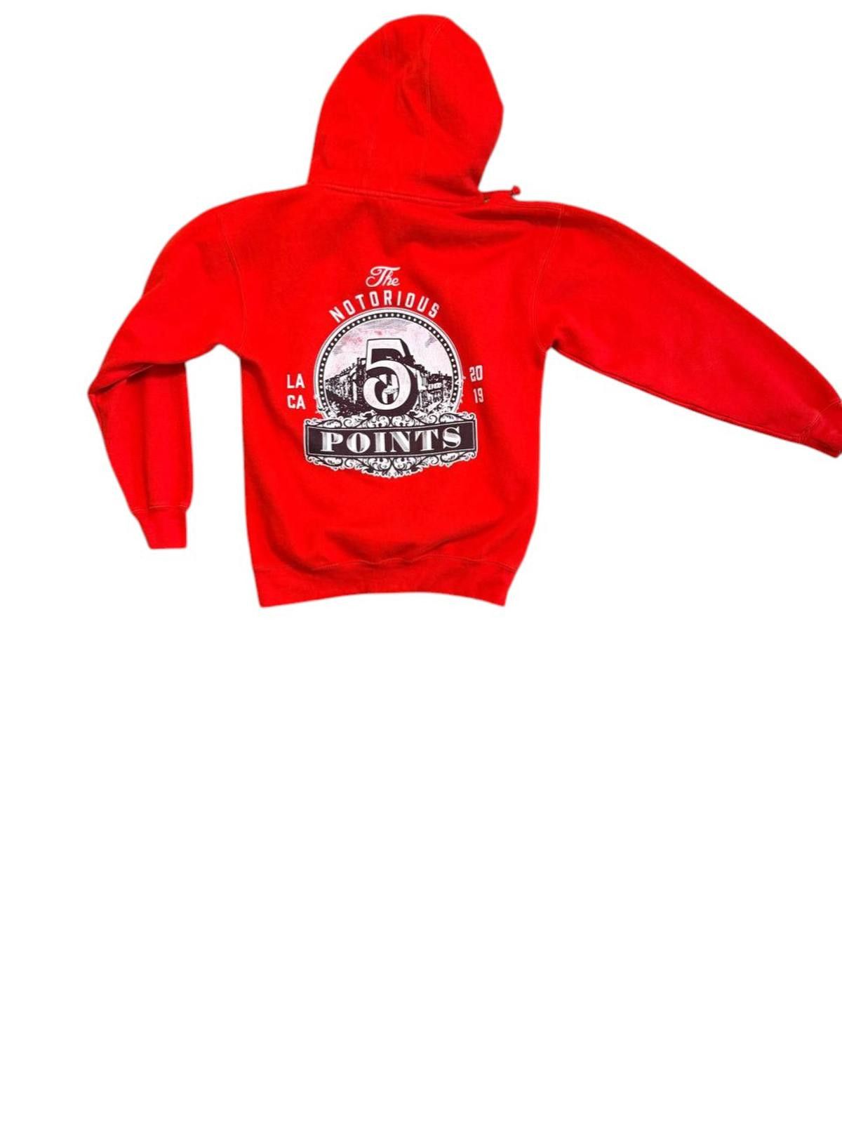 Other Backpack Boyz 5 Points Hoodie – Red – Small Size US M / EU 48-50 / 2 - 3 Thumbnail